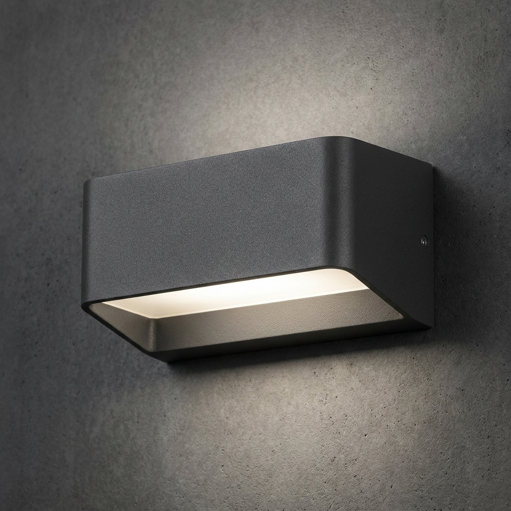 359293 STREET NT24 000 черный Светильник ландшафтный настенный IP65 LED 7W 4000K 175-265V ESTIMA