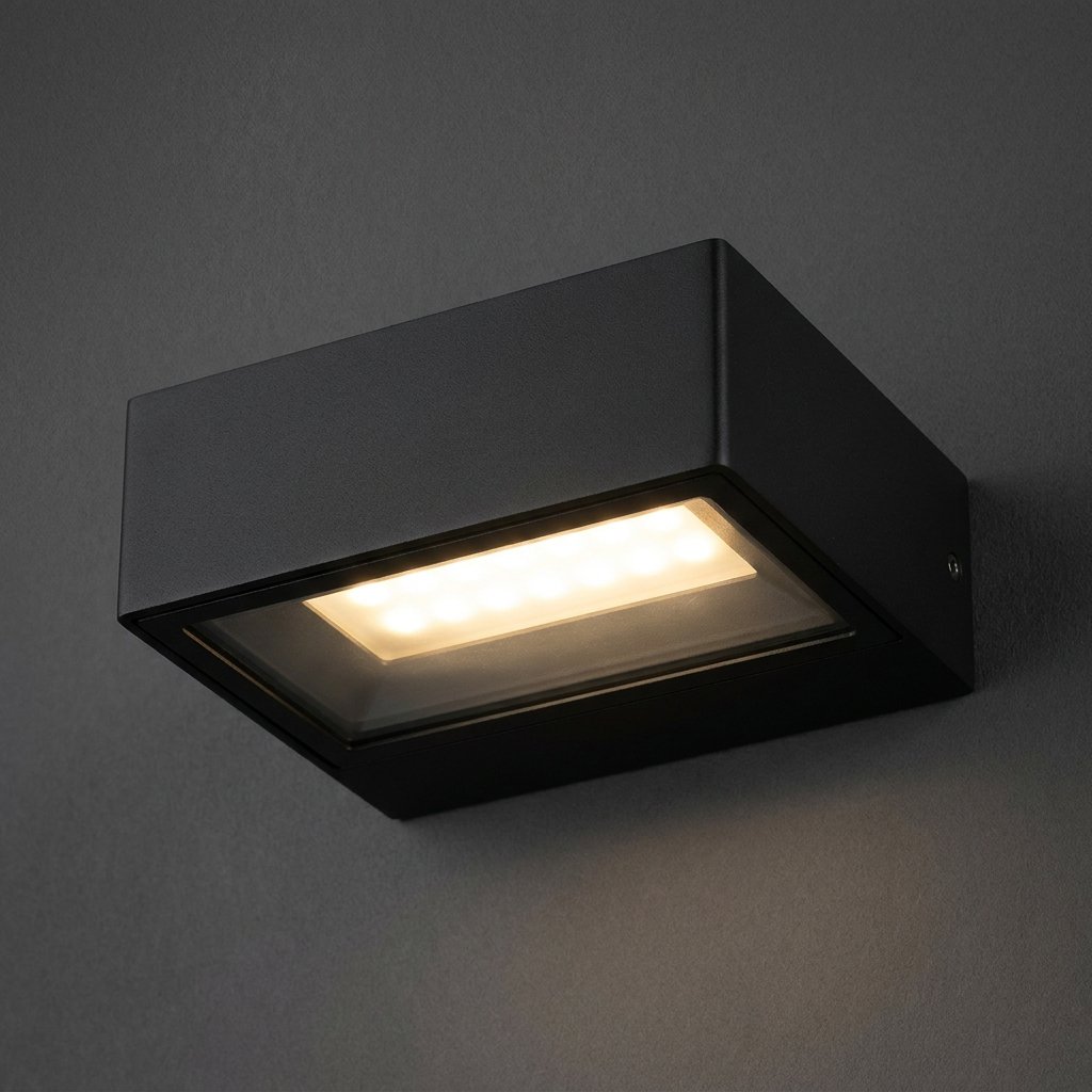 359295 STREET NT24 000 черный Светильник ландшафтный настенный IP65 LED 7W 4000K 175-265V ESTIMA